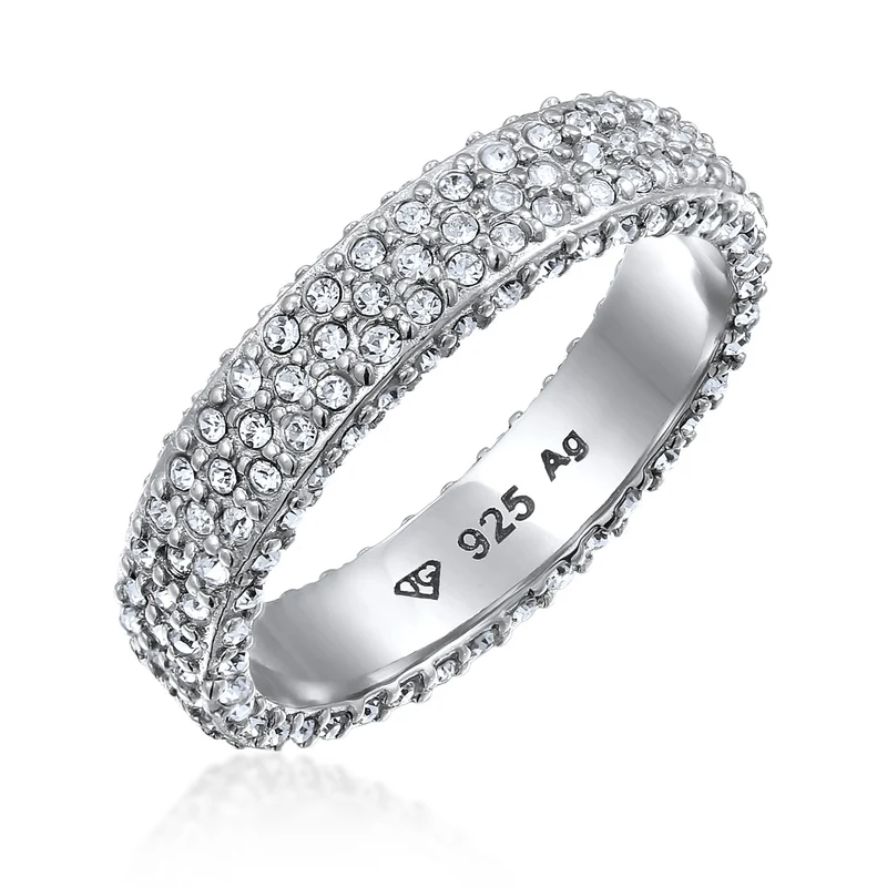 Bandring Memoire | Mit Kristallen von Swarovski® (Weiß)