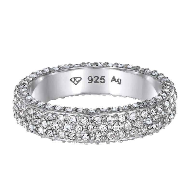 Bandring Memoire | Mit Kristallen von Swarovski® (Weiß)