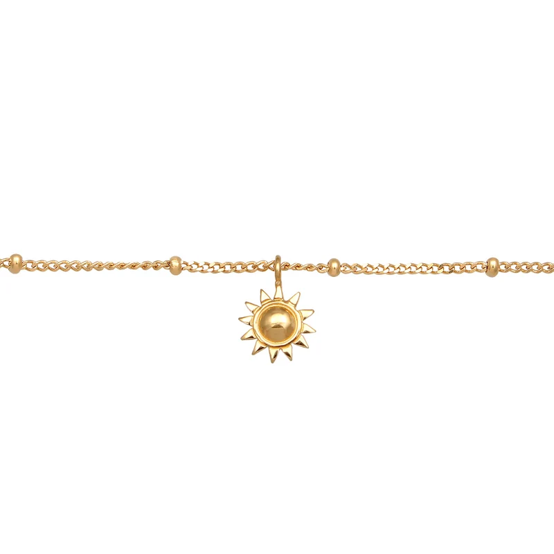 Choker Anhänger Sonne