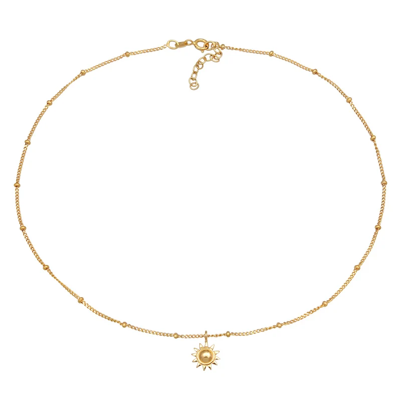 Choker Anhänger Sonne