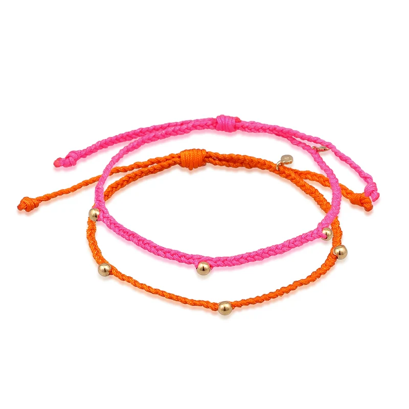 Armbandset Kugel | Nylon (Pink)