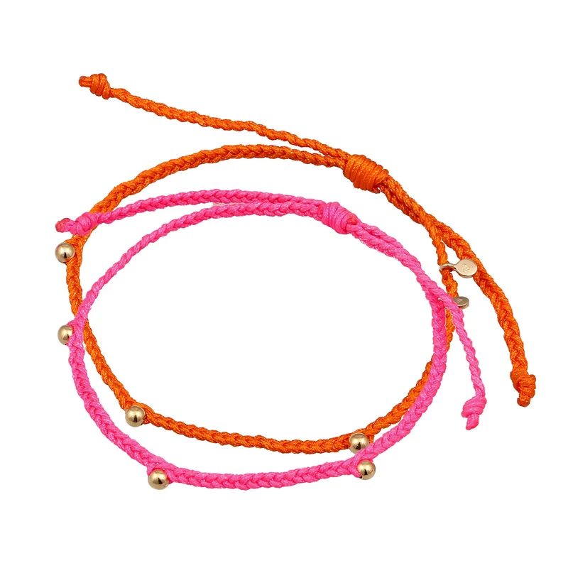 Armbandset Kugel | Nylon (Pink)