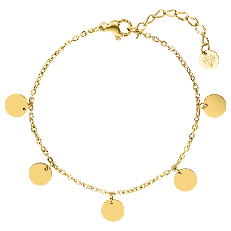 Plate Armband | 18K vergoldet