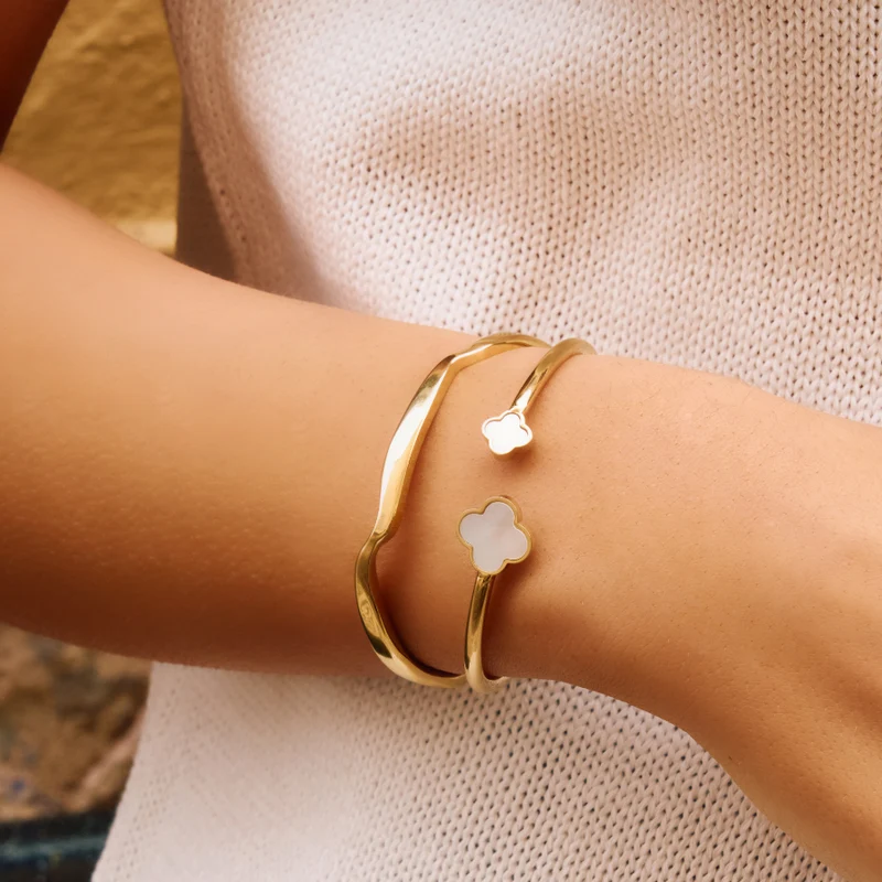 Popular Meltdown Armreif 14K Vergoldet