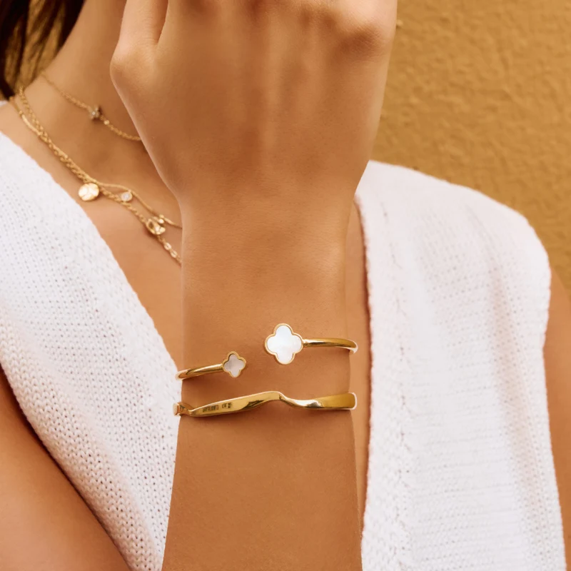 Popular Meltdown Armreif 14K Vergoldet