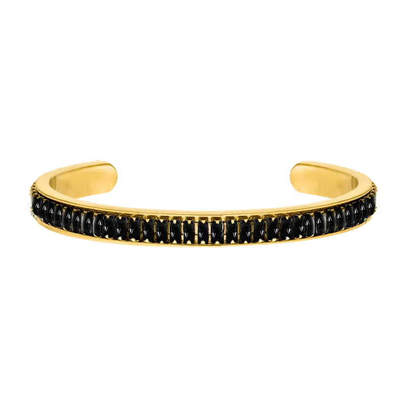 Popular Baguette Armreif 14K Vergoldet