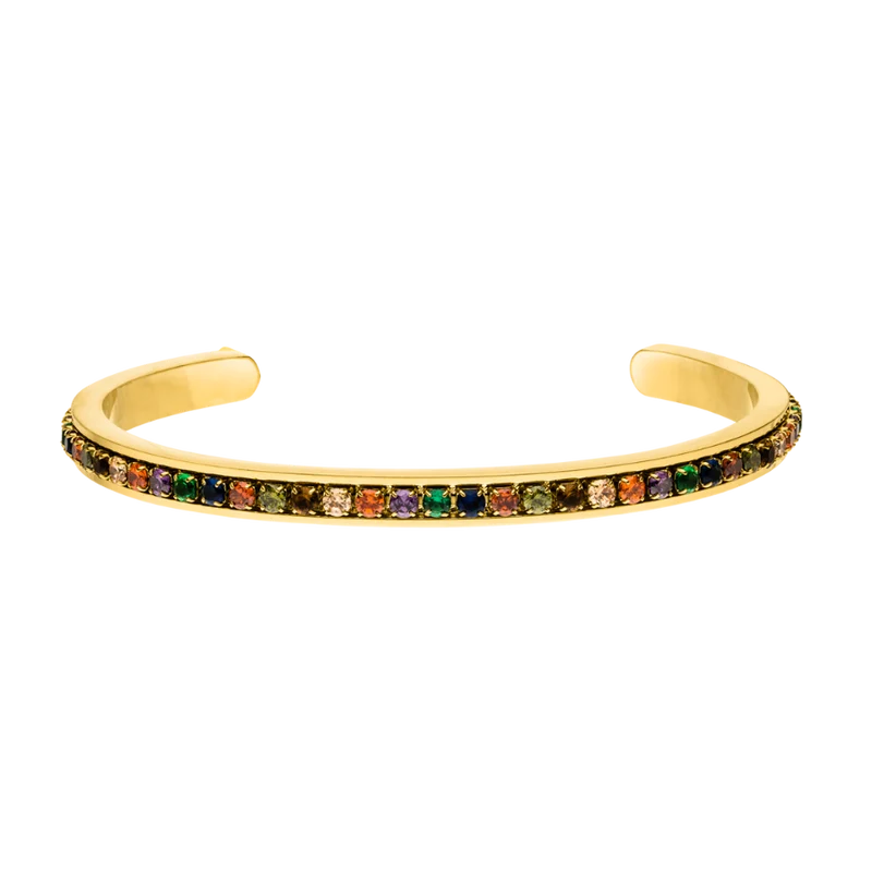 Popular Tennis Armreif 14K Vergoldet