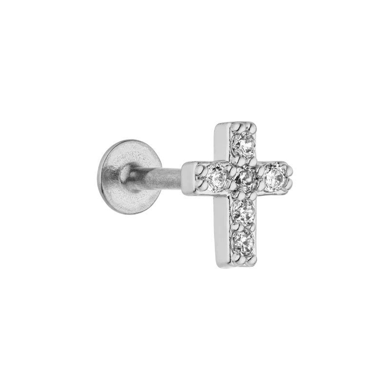 Hi-Life Cross Labret Piercing