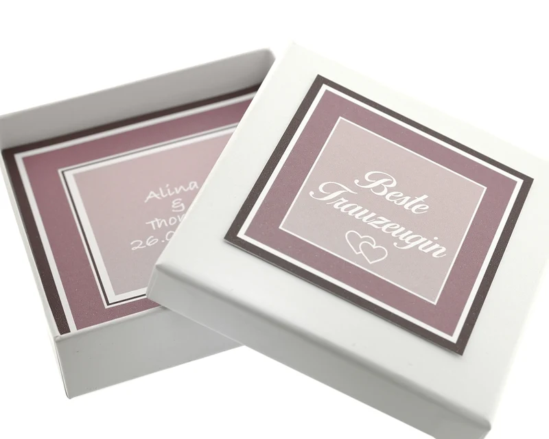 GESCHENKVERPACKUNG FÜR SCHMUCK, SCHMUCK SCHACHTEL ZUR HOCHZEIT