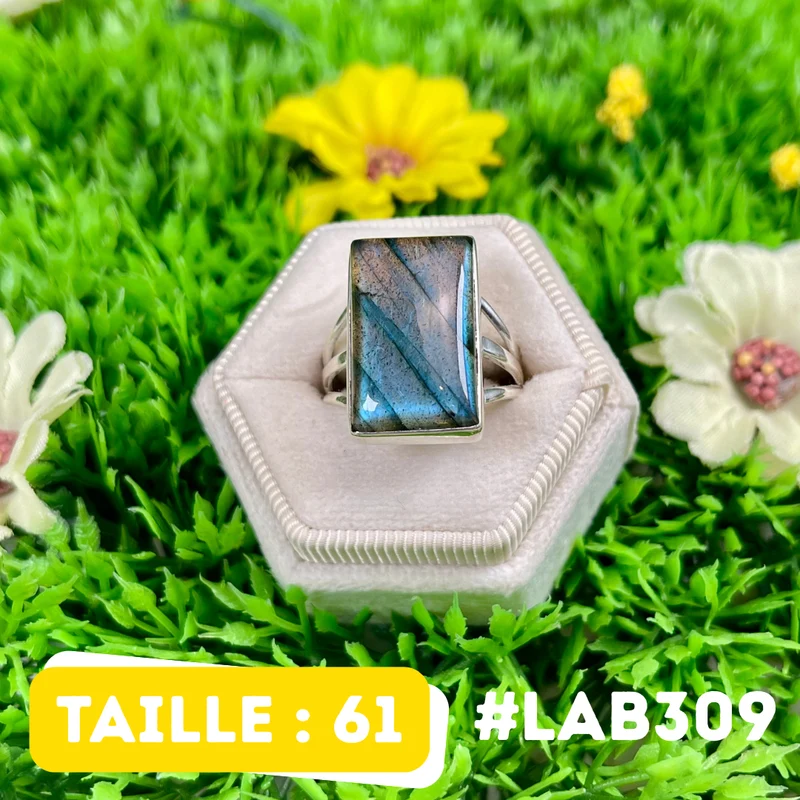 Bluefire Labradorit-Ring #LAB309