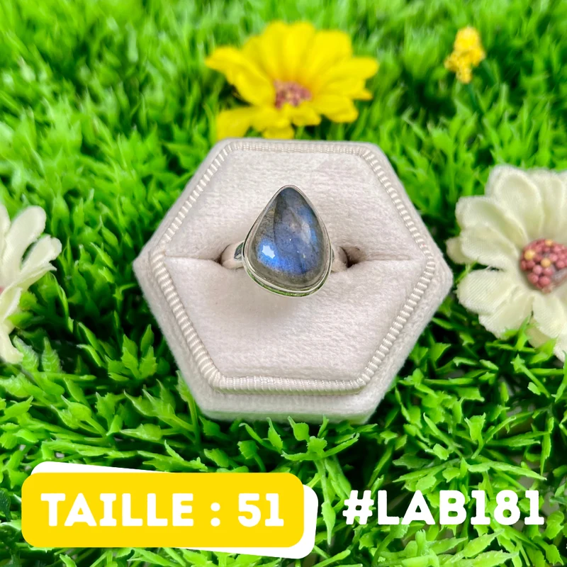 Bluefire Labradorit-Ring #LAB181