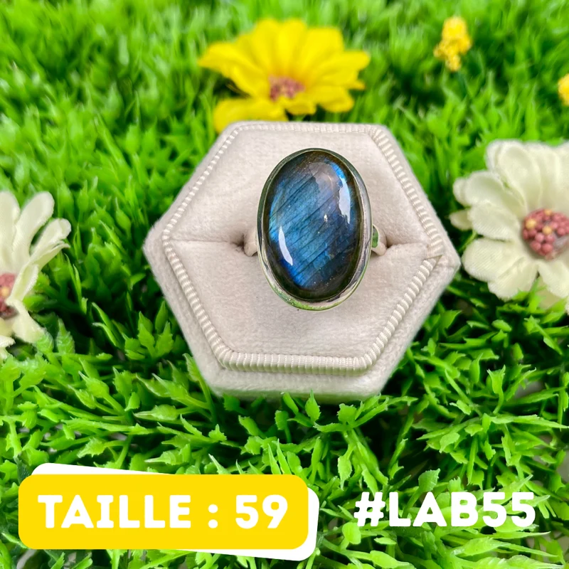 Bluefire Labradorit-Ring #LAB55