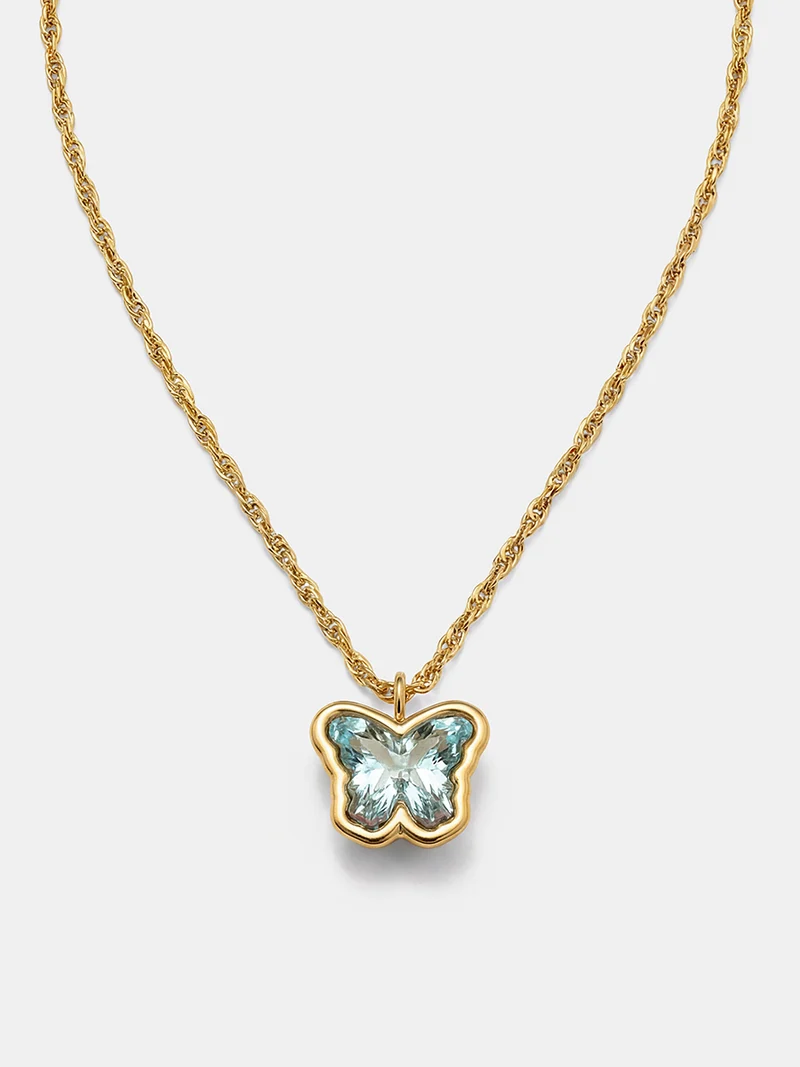 Crystal Butterfly Kette