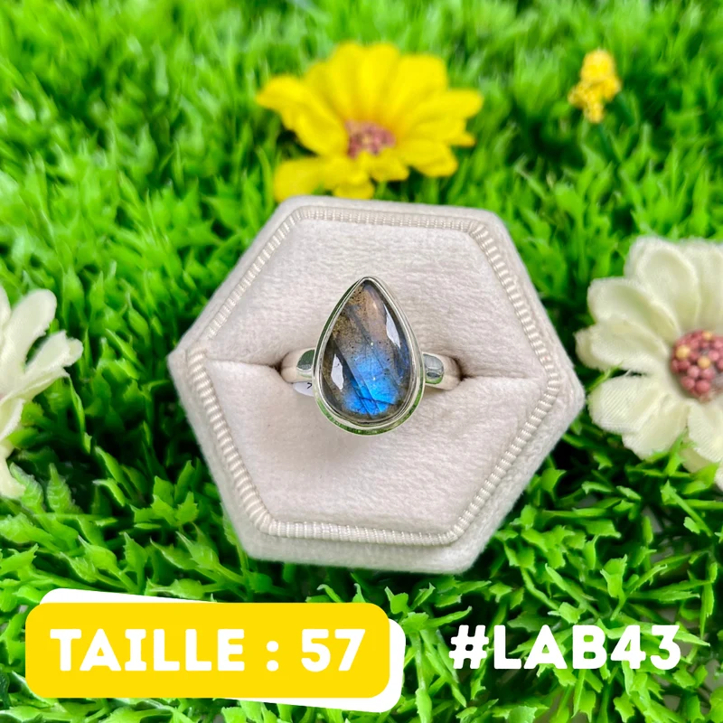 Bluefire Labradorit-Ring #LAB43