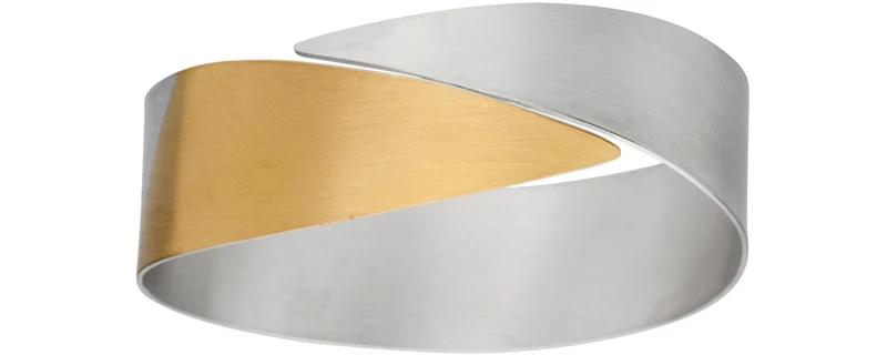 925er Silber Armreif feingoldbelegt MANU AR66