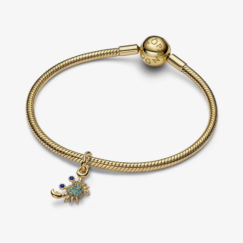 Gold Crab Dangle Charms