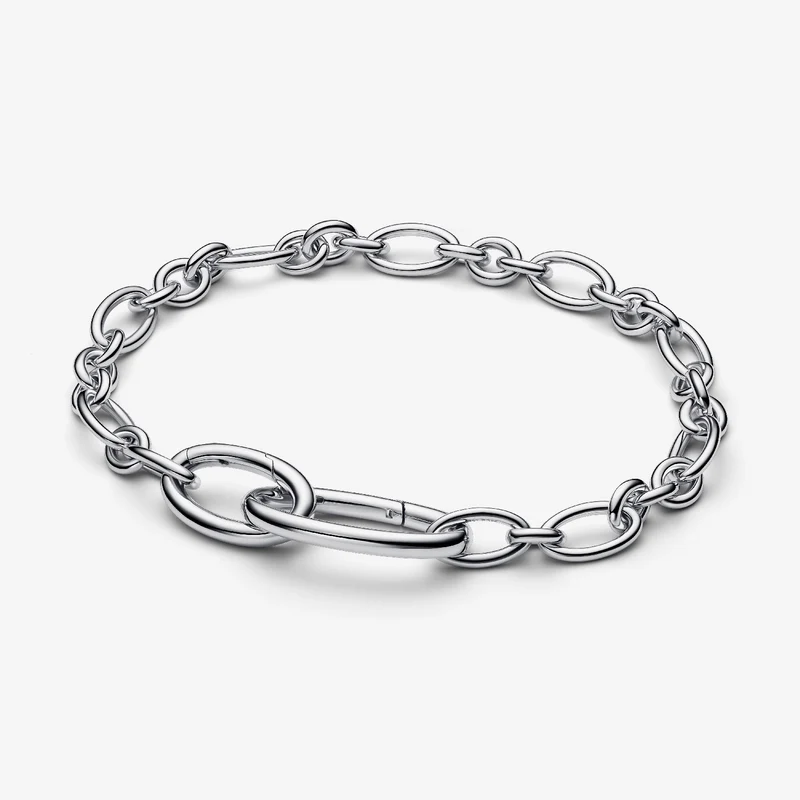 ME Openable Oval Link Chain Bracelet, 17.5cm