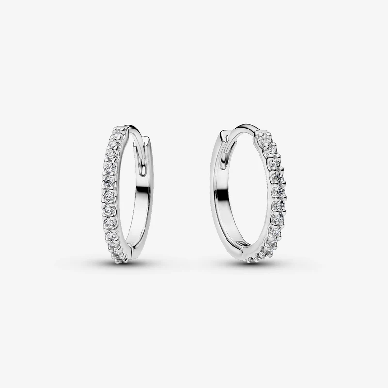 Sparkling Mini Hoop Earrings