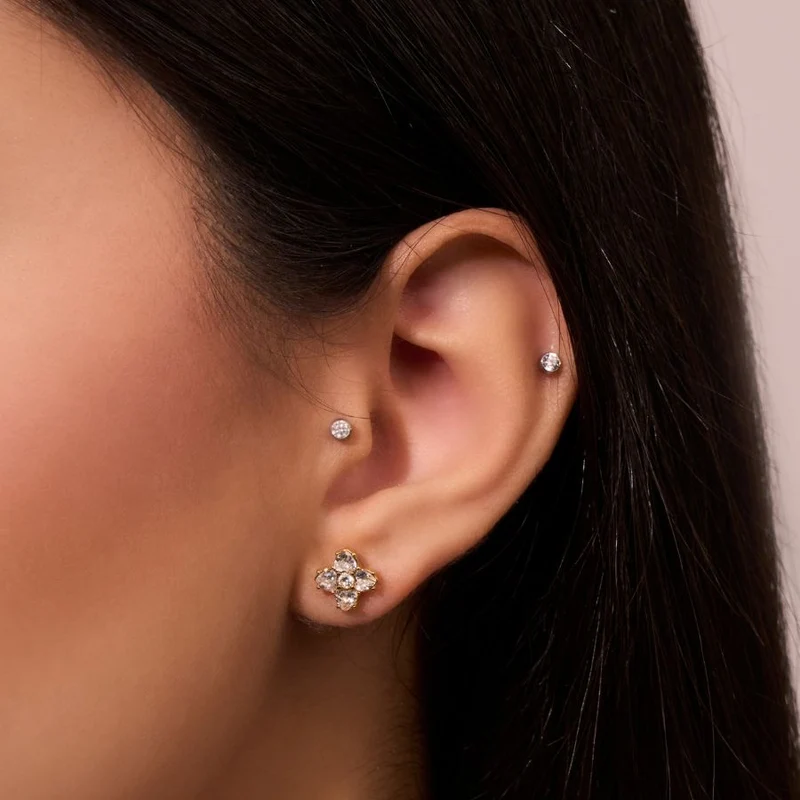 Heart Dreams Ohrstecker 14K Vergoldet