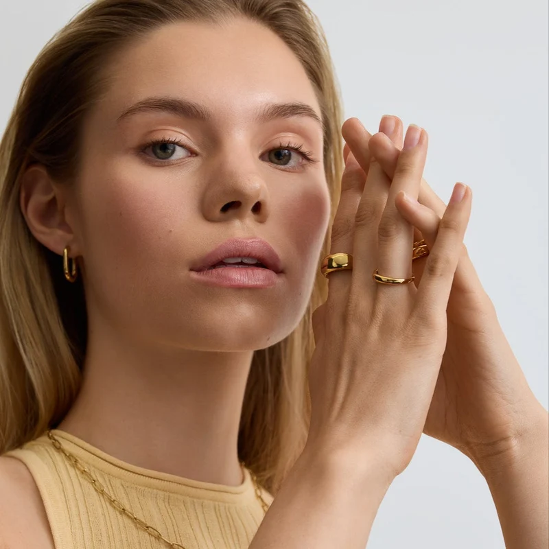 Gold Dome Ring