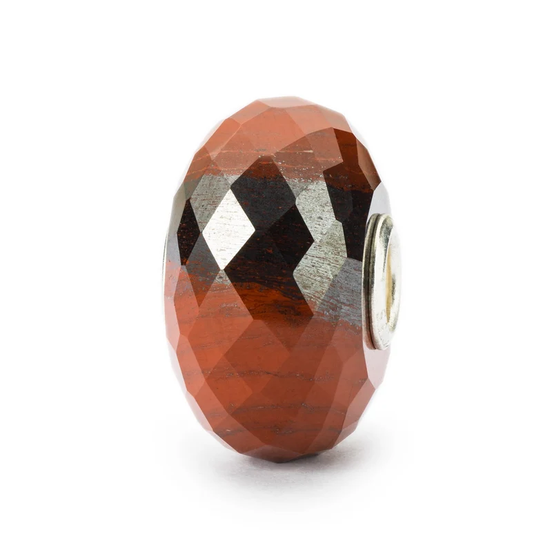 Roter Chalzedon mit Hämatit - Limitierter Black Friday Bead 2021