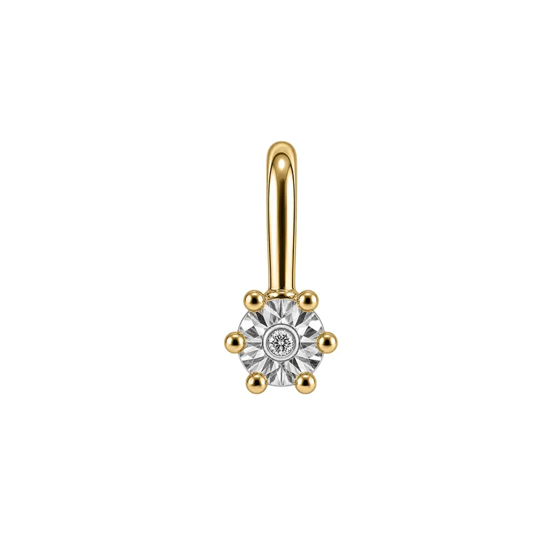 April Diamant Geburtsstein-Anhänger