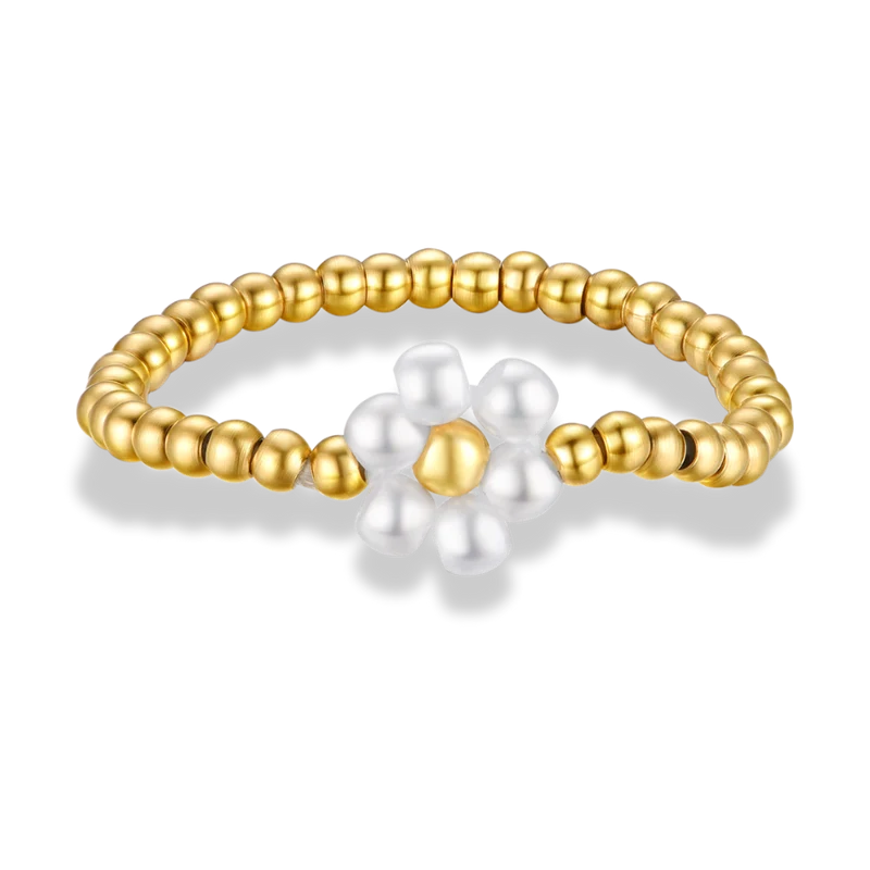 Golden Majestic Flower Ring