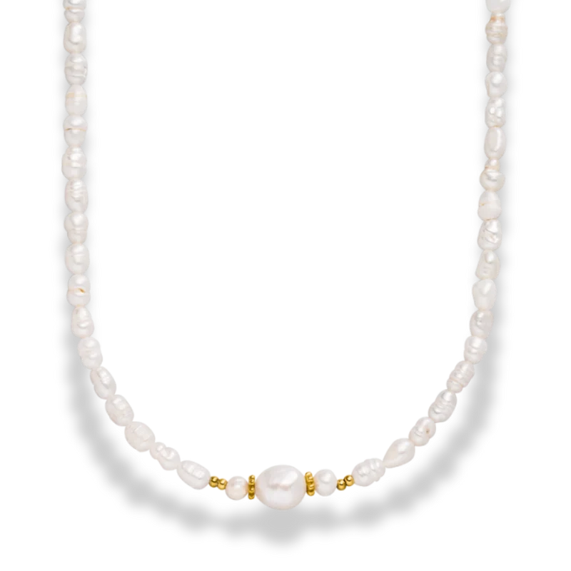 Aurora Pearl Kette 14K Vergoldet