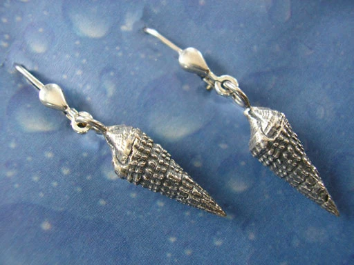 Strandschnecke lang Ohrhänger