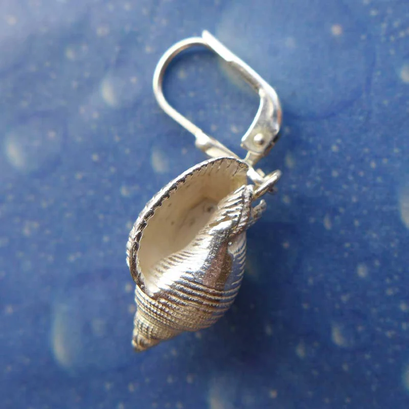 Strandschmuck Ohrhänger Helmschnecke