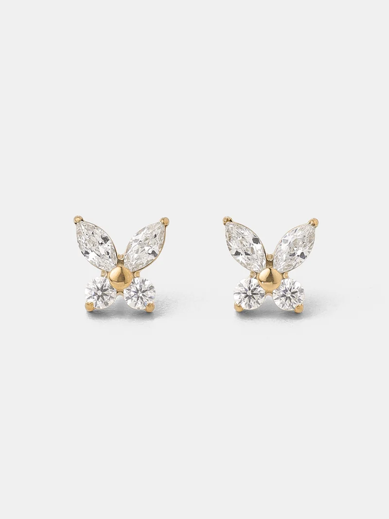 Gleaming Butterfly Ohrringe