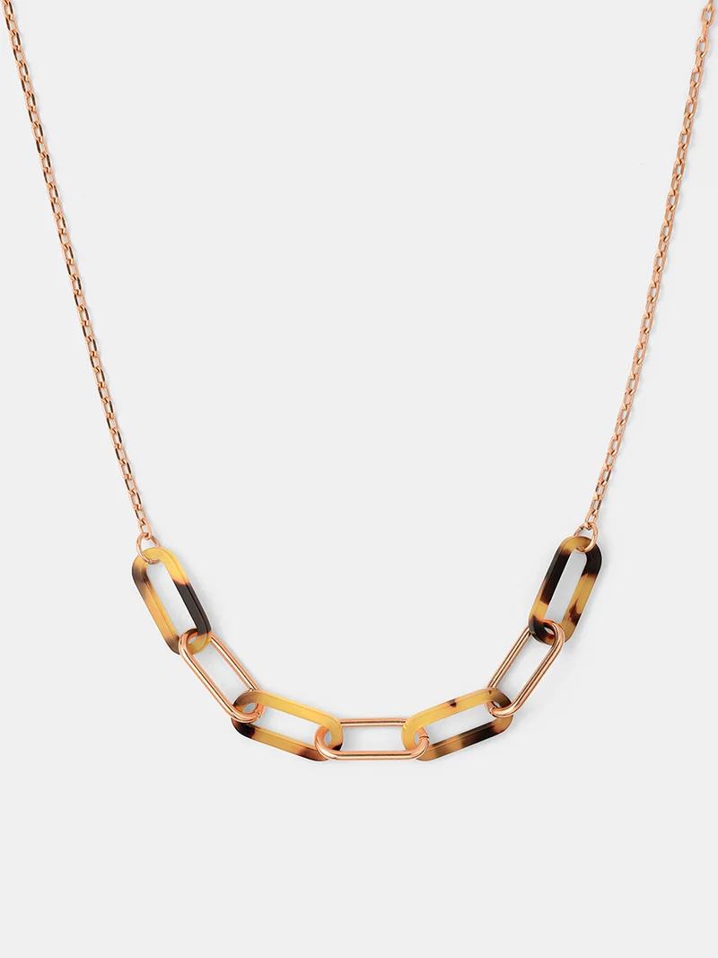 Amber Texture Kette