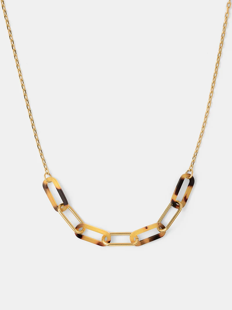 Amber Texture Kette