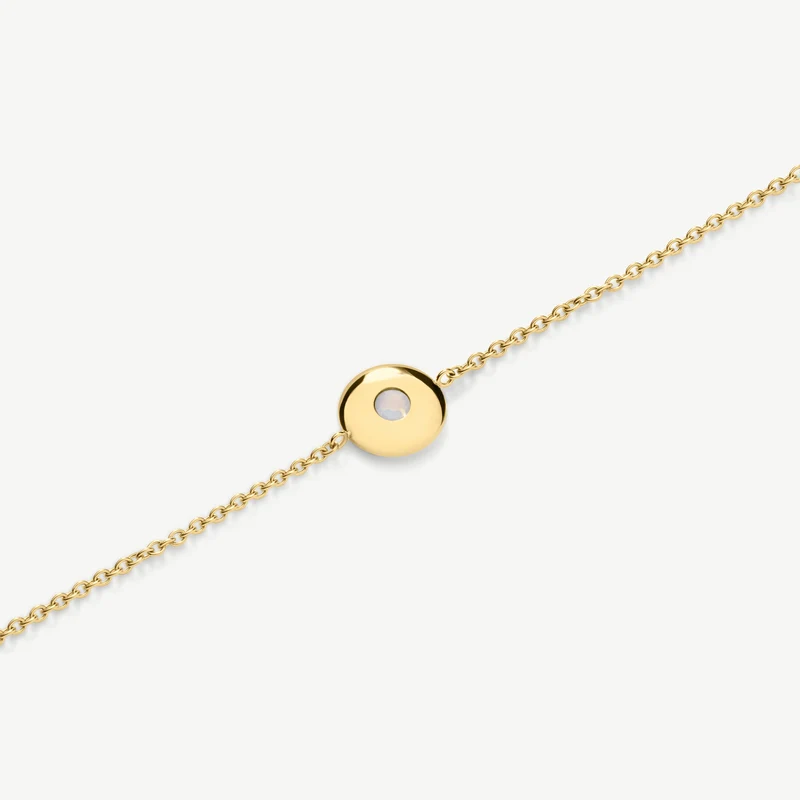 Gold June Birthstone Bracelet