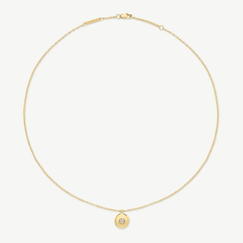Gold June Birthstone Necklace