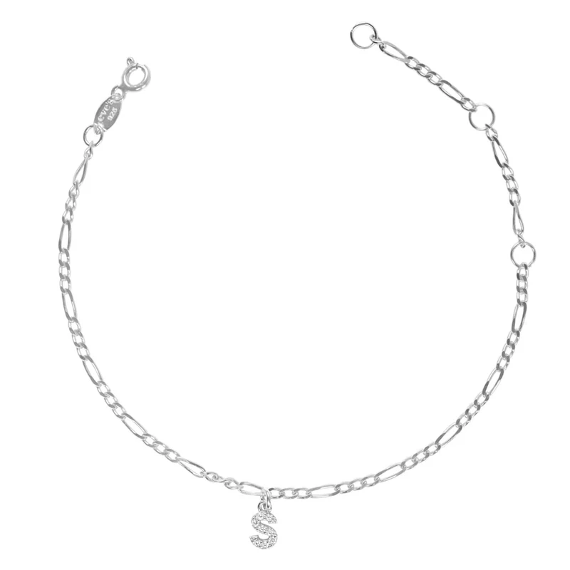 Mini Crystal Letter Armkette