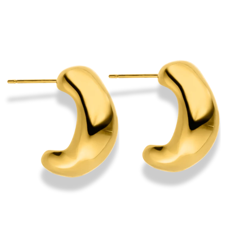 Everyday Bold Meltdown Ohrstecker 14K Vergoldet