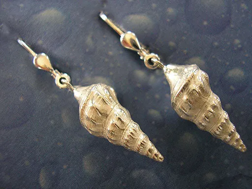 Strandgut Schmuck Ohrringe Prachthorn