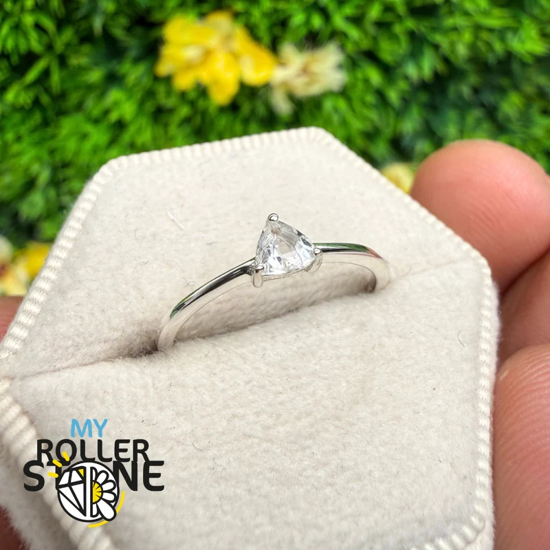 Facettierter Petalitring, 925er Sterlingsilber RBC312-PTF