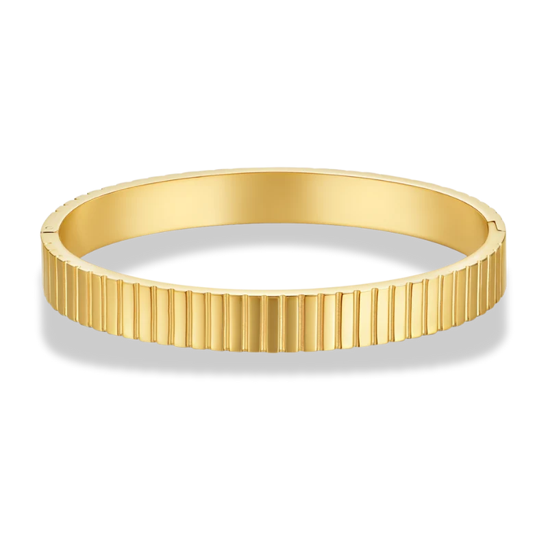 Tribal Lines Armreif 18K Vergoldet