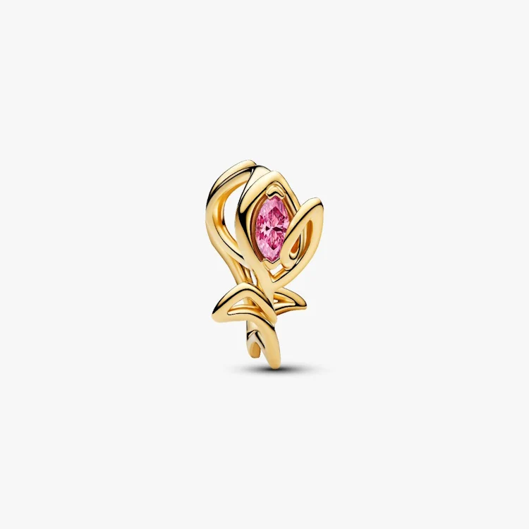 Gold Tulip Openwork Charms