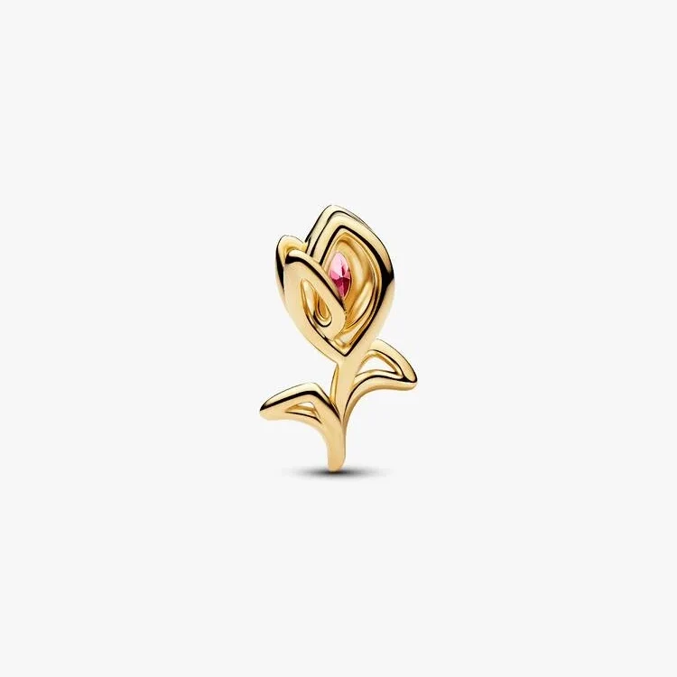 Gold Tulip Openwork Charms
