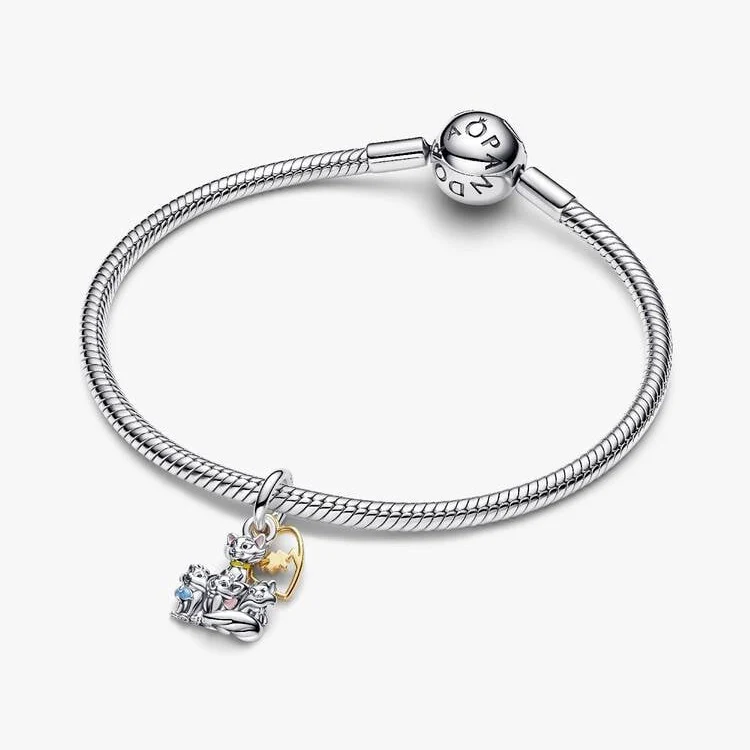 Disney Aristocats Duchess & Kittens Dangle Charms