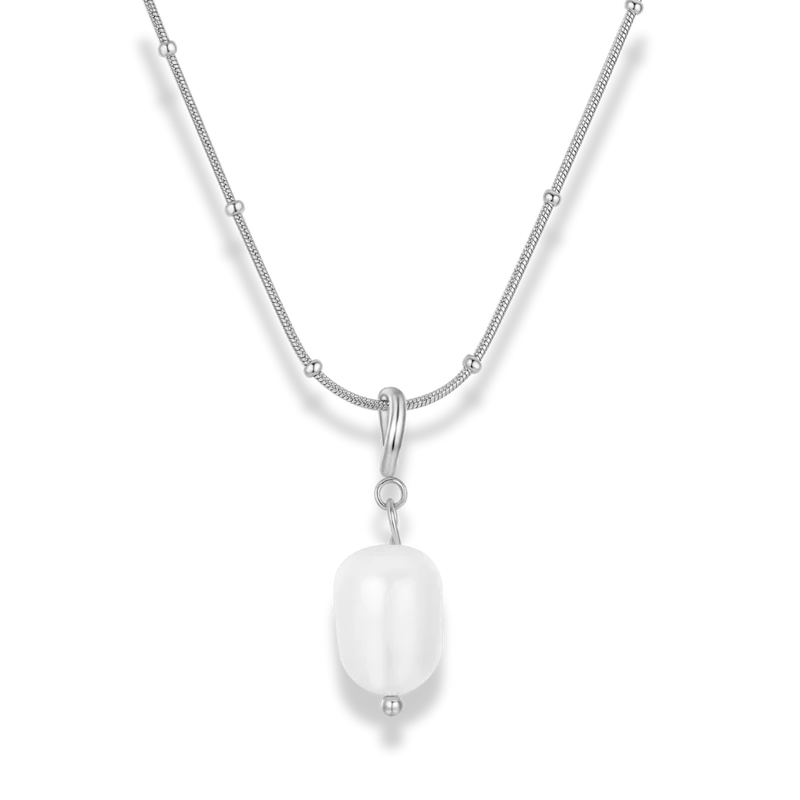 Classic Dangling Pearl Kette 14K Vergoldet