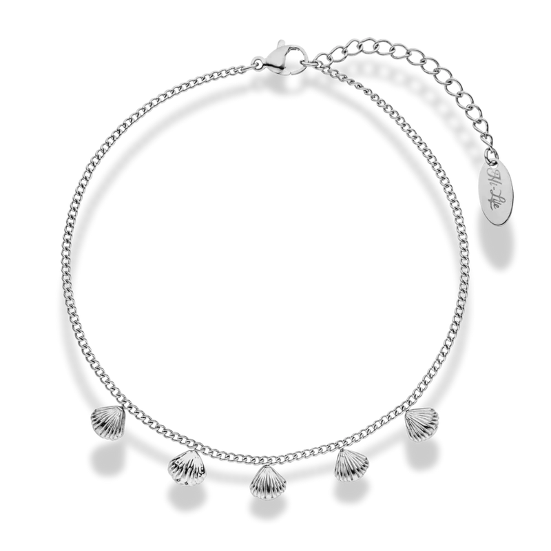 Golden Shell Fußkette 14K Vergoldet
