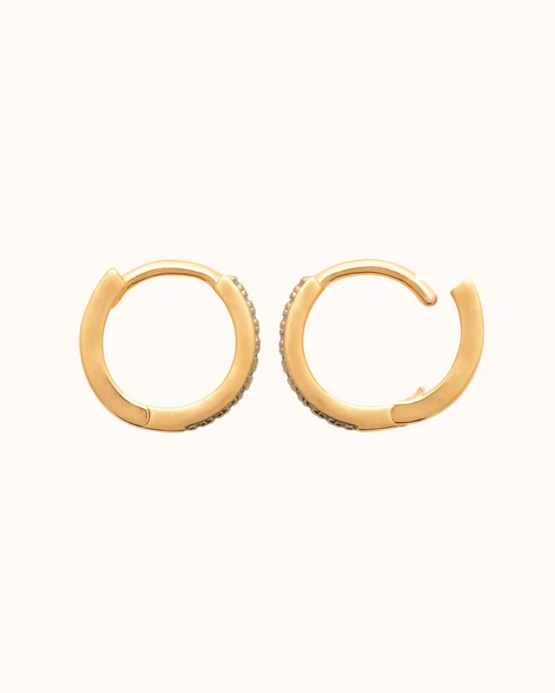 Sparkle Hoops - Verguld - Gepersonaliseerde Sieraden