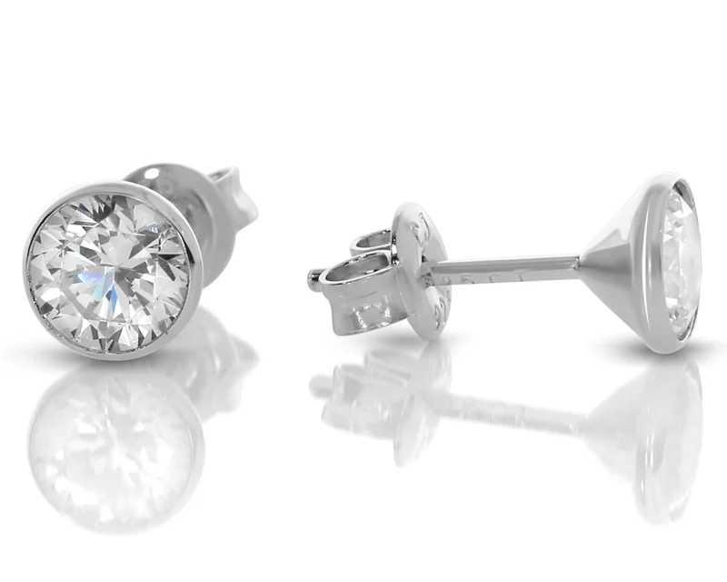 Ohrstecker Zirkonia 925 Silber Damenschmuck Silber Ohrringe