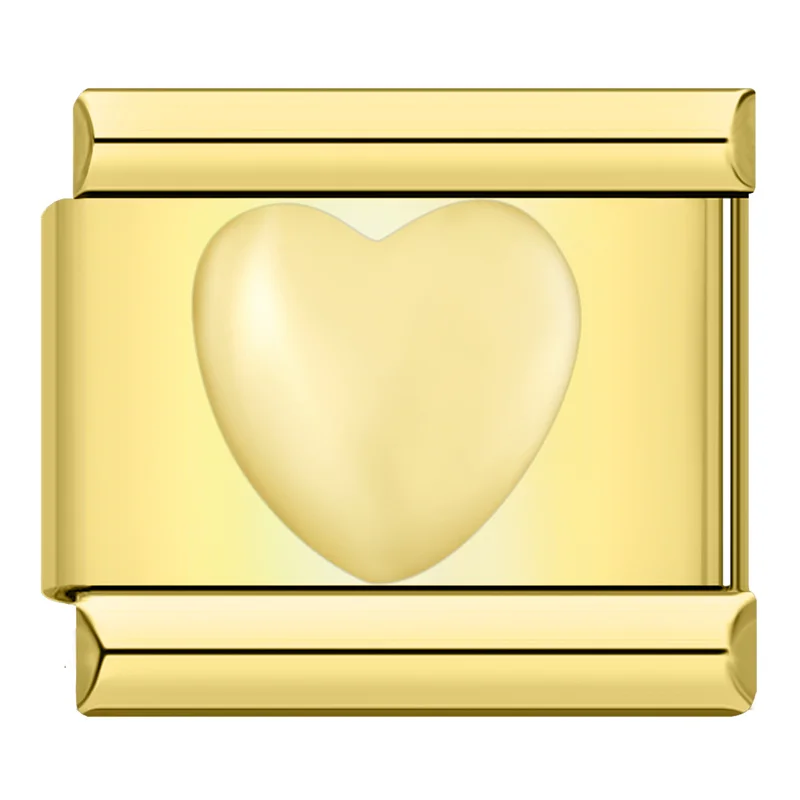 Goldenes Herz auf gold
