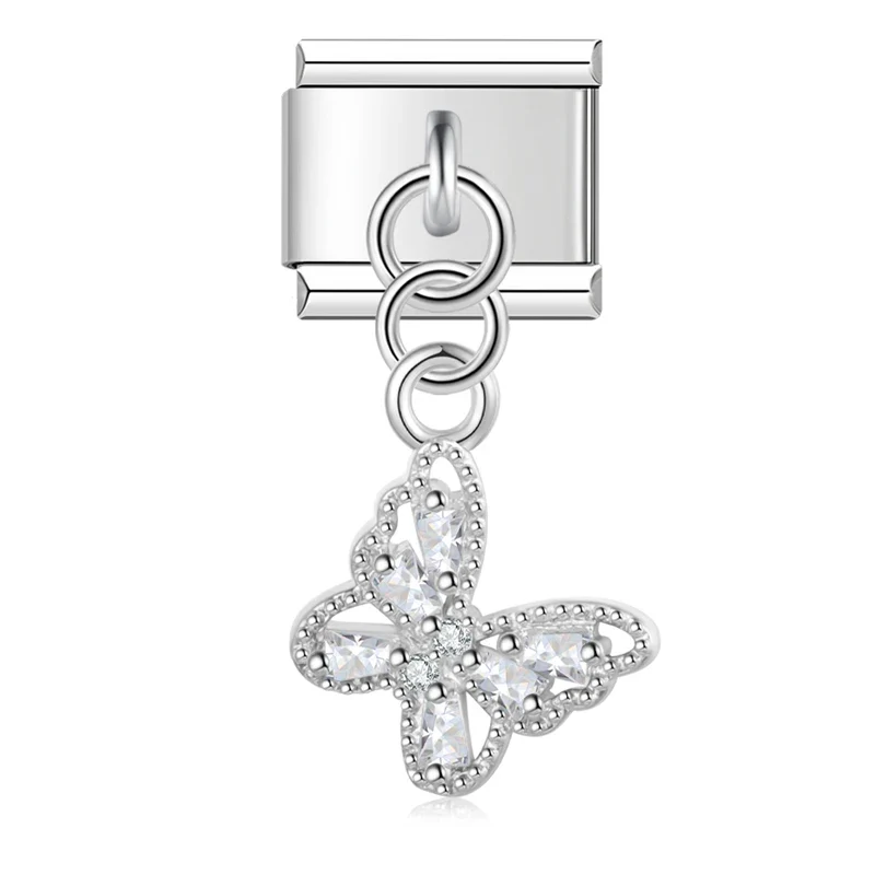 Schmetterling Anhänger Gold & Silber
