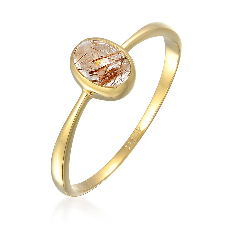 Solitär-Ring | Quarz (Rosa)